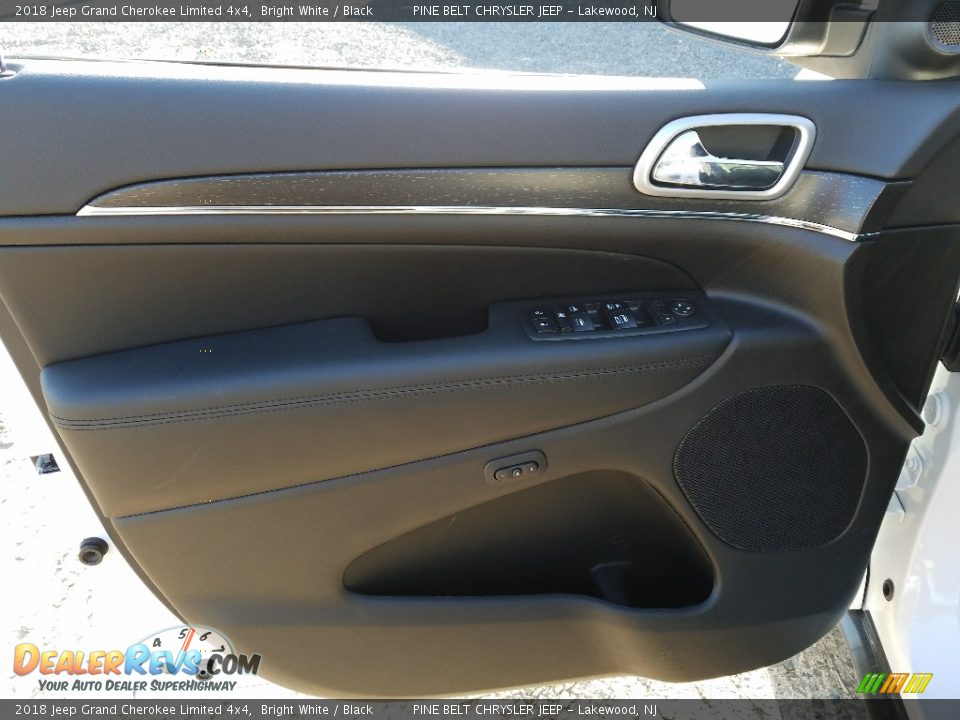 2018 Jeep Grand Cherokee Limited 4x4 Bright White / Black Photo #7