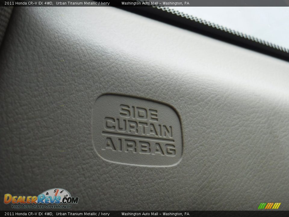 2011 Honda CR-V EX 4WD Urban Titanium Metallic / Ivory Photo #20