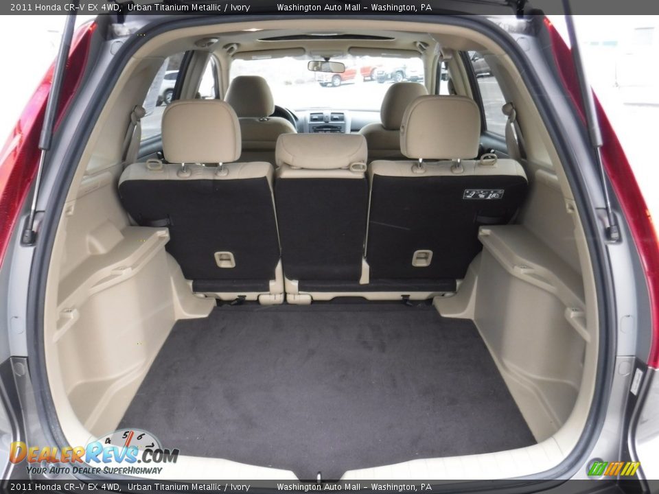 2011 Honda CR-V EX 4WD Urban Titanium Metallic / Ivory Photo #22