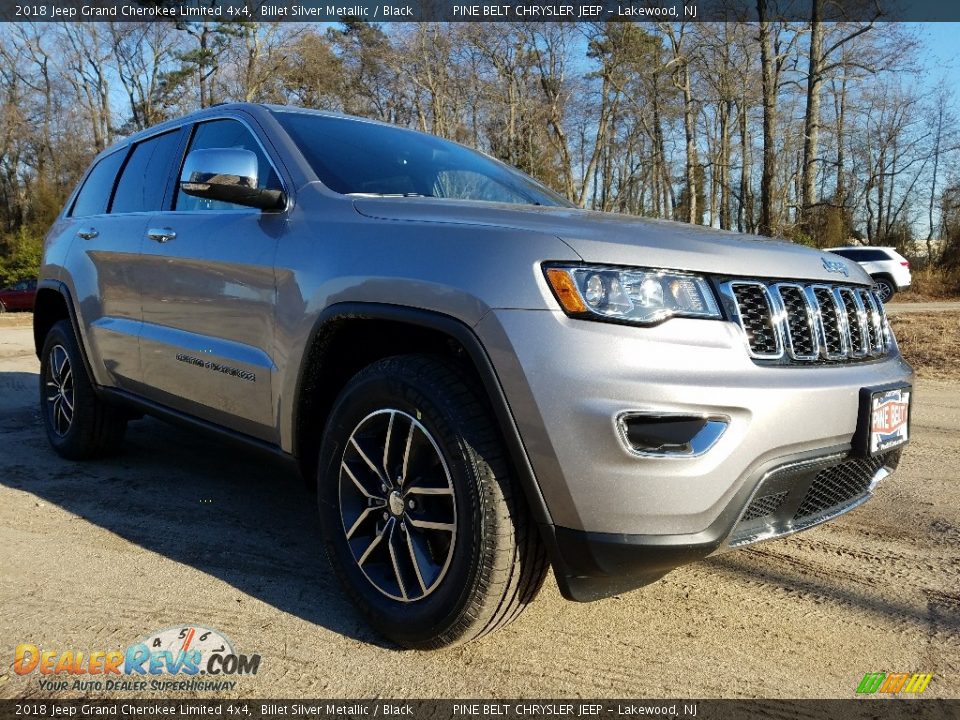 2018 Jeep Grand Cherokee Limited 4x4 Billet Silver Metallic / Black Photo #1