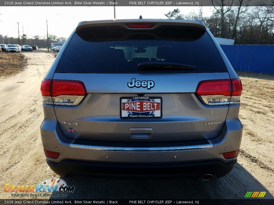 2018 Jeep Grand Cherokee Limited 4x4 Billet Silver Metallic / Black Photo #5