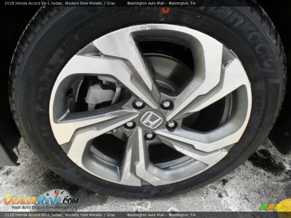 2018 Honda Accord EX-L Sedan Modern Steel Metallic / Gray Photo #4