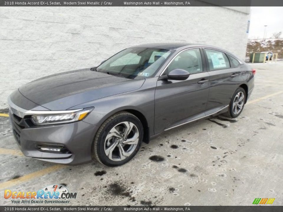 2018 Honda Accord EX-L Sedan Modern Steel Metallic / Gray Photo #5