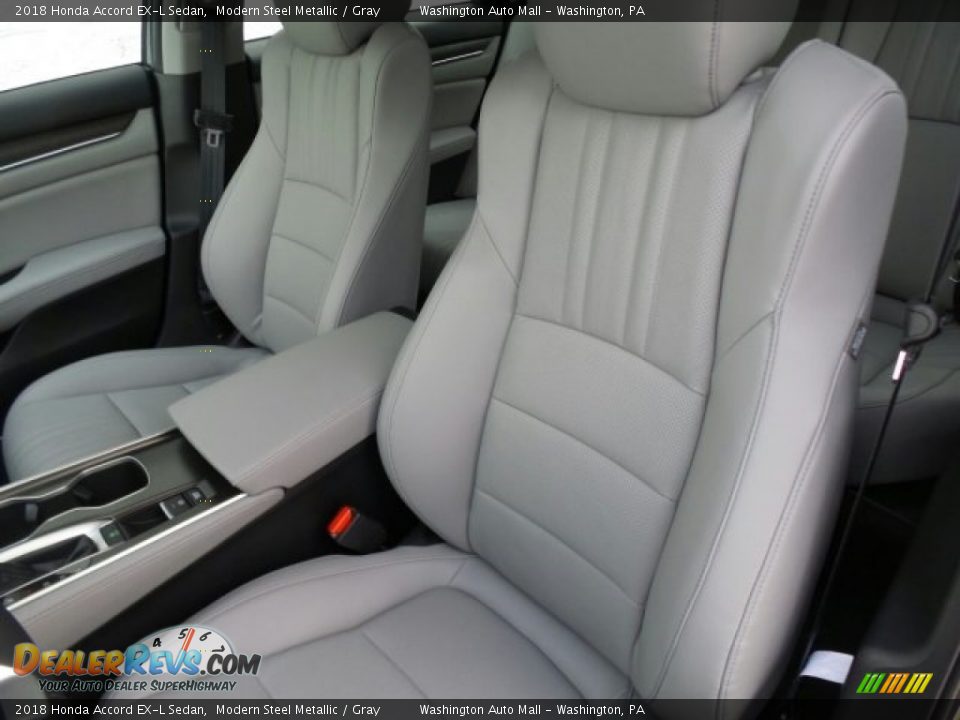 2018 Honda Accord EX-L Sedan Modern Steel Metallic / Gray Photo #9