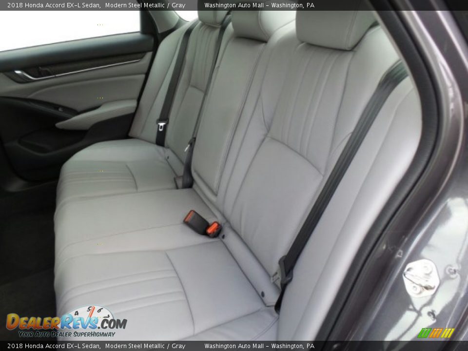 2018 Honda Accord EX-L Sedan Modern Steel Metallic / Gray Photo #10