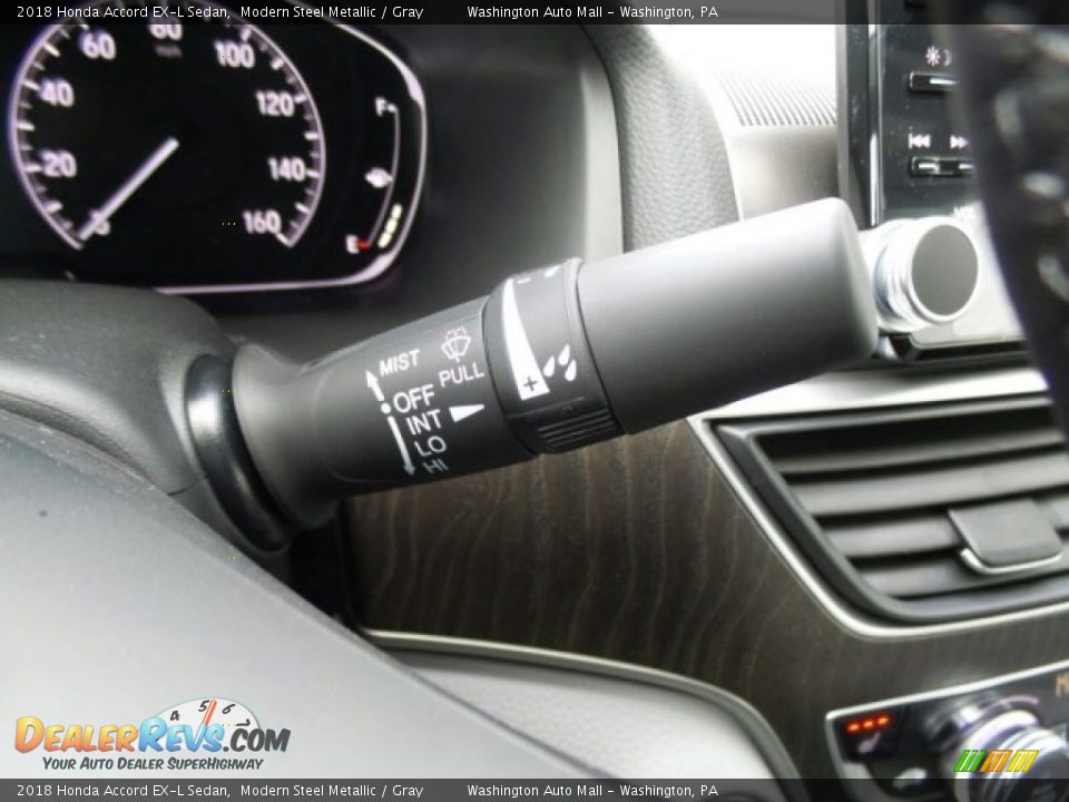 2018 Honda Accord EX-L Sedan Modern Steel Metallic / Gray Photo #19