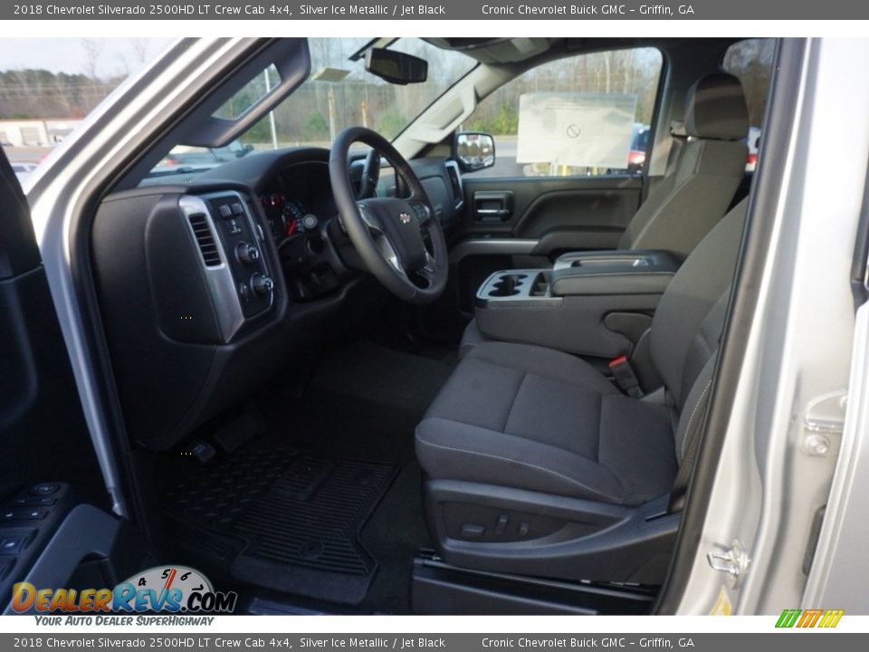 2018 Chevrolet Silverado 2500HD LT Crew Cab 4x4 Silver Ice Metallic / Jet Black Photo #8