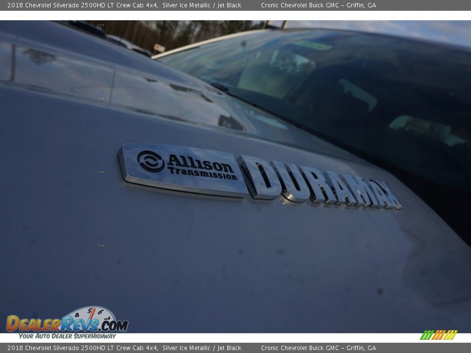 2018 Chevrolet Silverado 2500HD LT Crew Cab 4x4 Silver Ice Metallic / Jet Black Photo #11