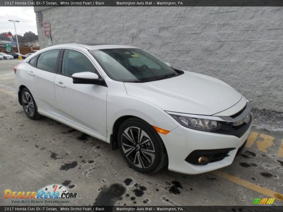2017 Honda Civic EX-T Sedan White Orchid Pearl / Black Photo #1