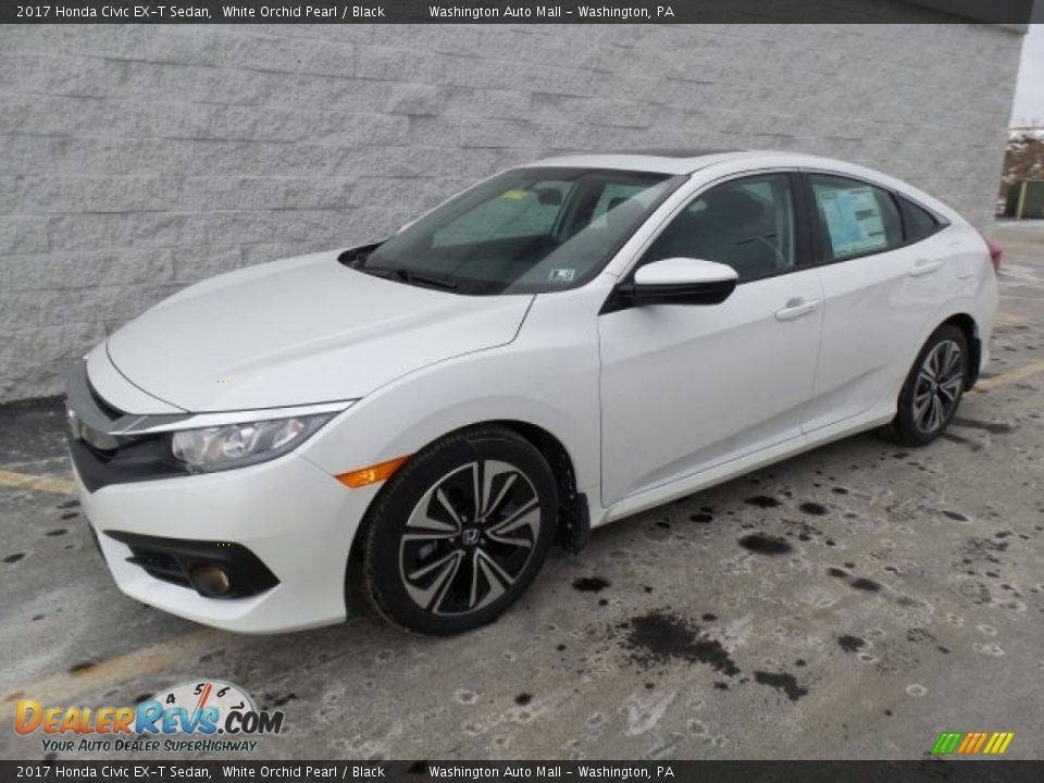 2017 Honda Civic EX-T Sedan White Orchid Pearl / Black Photo #5