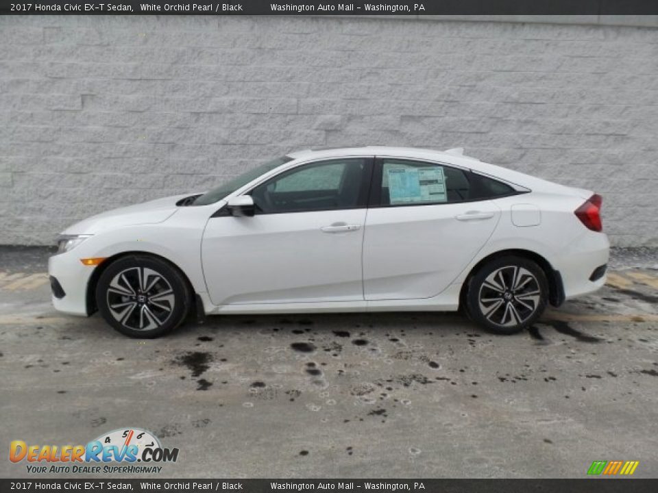 2017 Honda Civic EX-T Sedan White Orchid Pearl / Black Photo #6