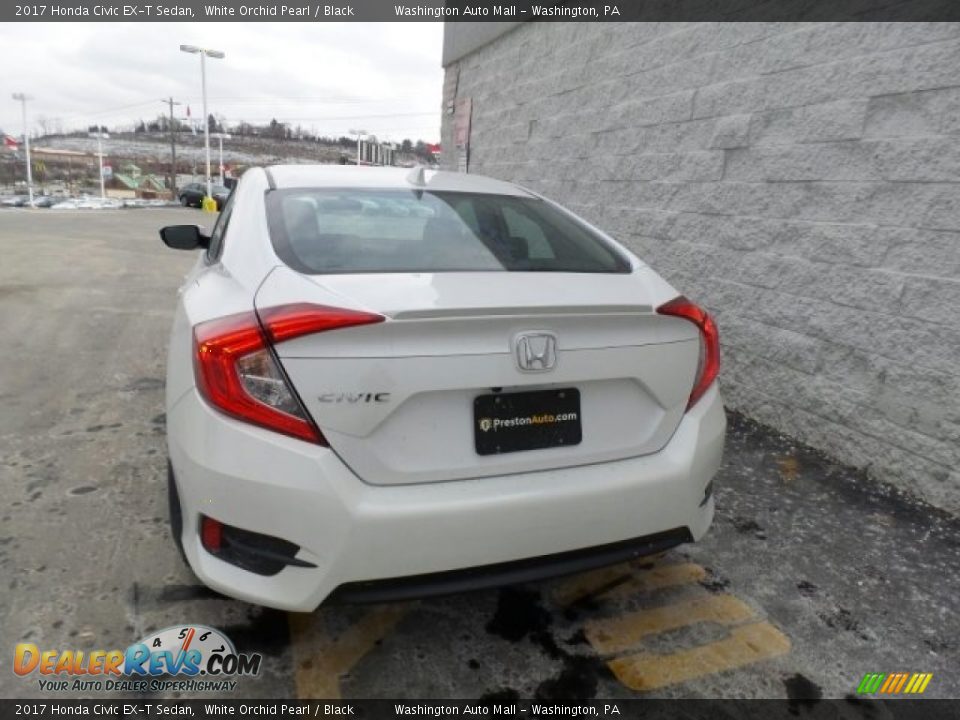 2017 Honda Civic EX-T Sedan White Orchid Pearl / Black Photo #7