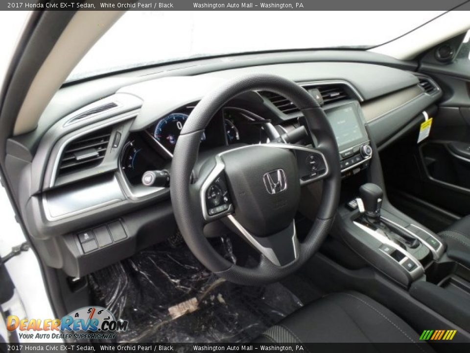2017 Honda Civic EX-T Sedan White Orchid Pearl / Black Photo #8