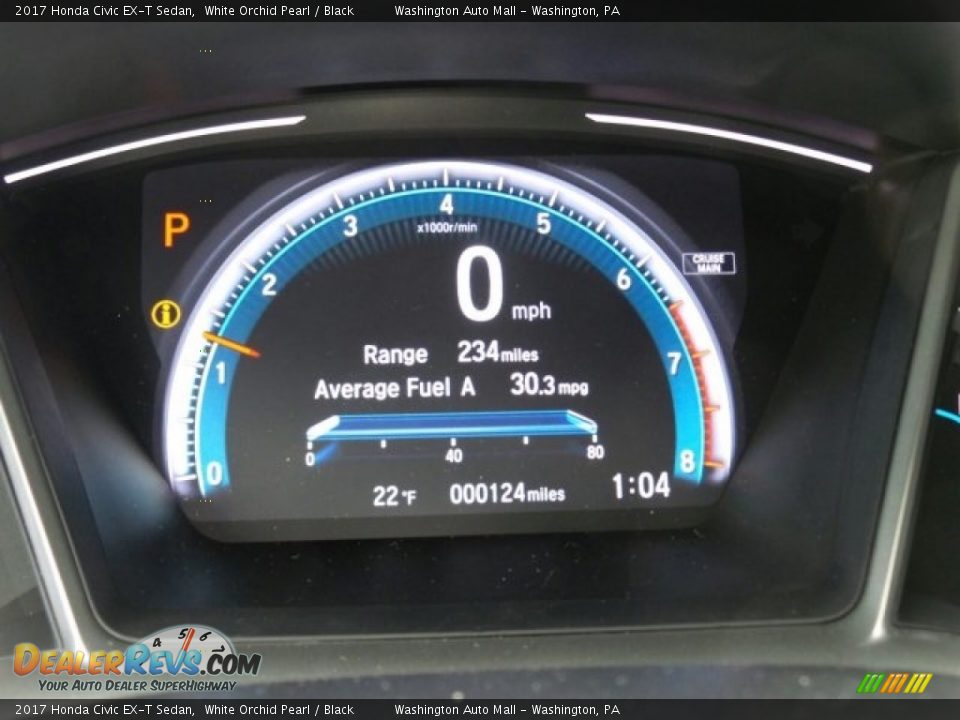 2017 Honda Civic EX-T Sedan White Orchid Pearl / Black Photo #13