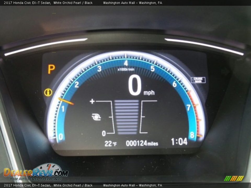 2017 Honda Civic EX-T Sedan White Orchid Pearl / Black Photo #14