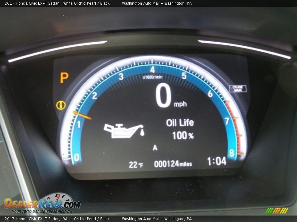 2017 Honda Civic EX-T Sedan White Orchid Pearl / Black Photo #15