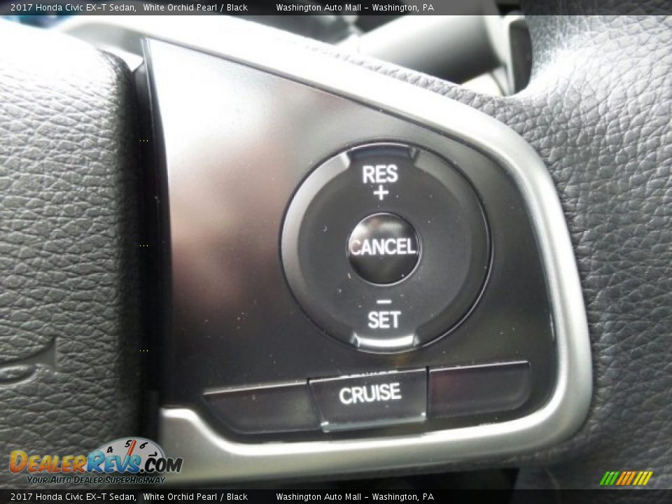 2017 Honda Civic EX-T Sedan White Orchid Pearl / Black Photo #19