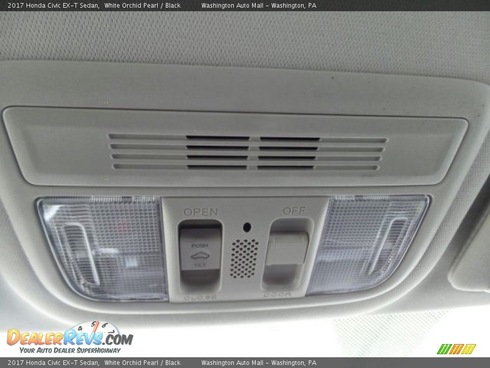 2017 Honda Civic EX-T Sedan White Orchid Pearl / Black Photo #26