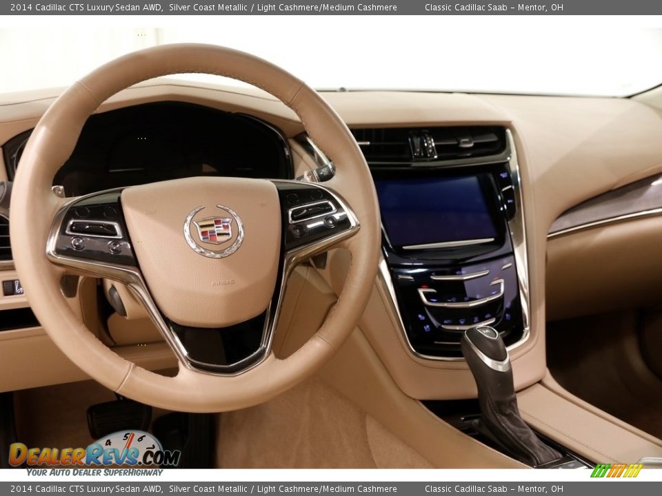 2014 Cadillac CTS Luxury Sedan AWD Silver Coast Metallic / Light Cashmere/Medium Cashmere Photo #7