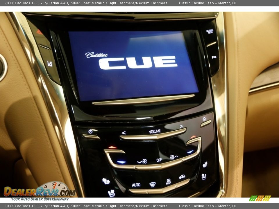 2014 Cadillac CTS Luxury Sedan AWD Silver Coast Metallic / Light Cashmere/Medium Cashmere Photo #11