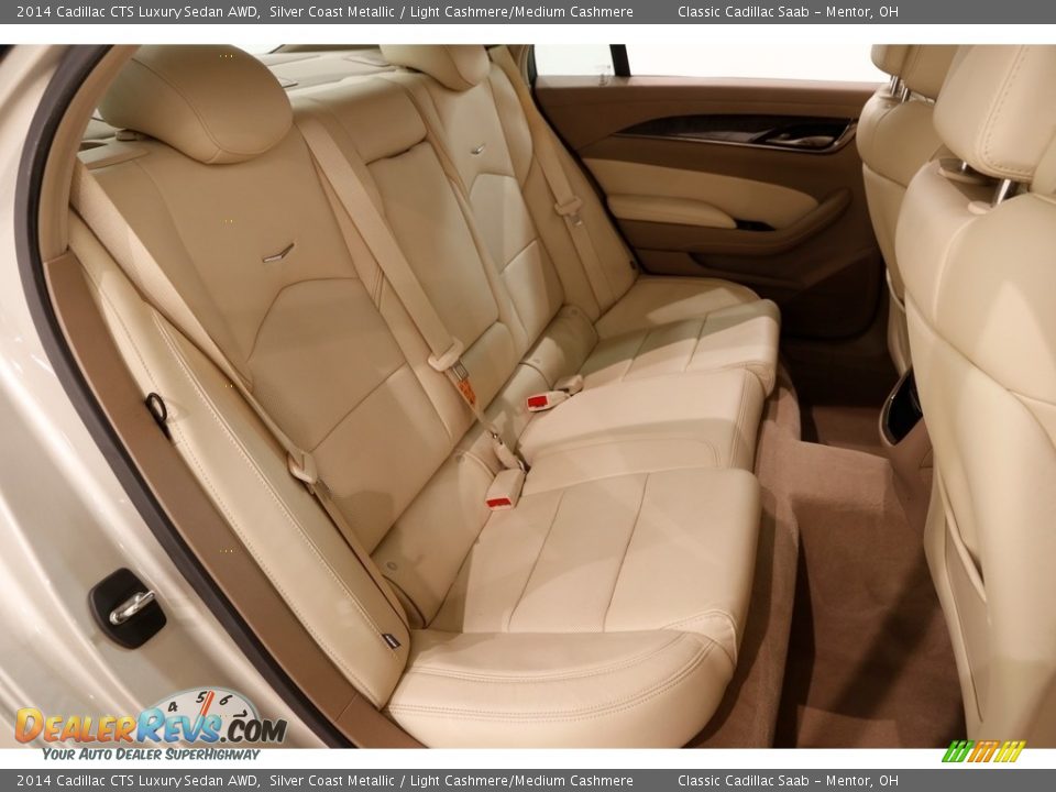 2014 Cadillac CTS Luxury Sedan AWD Silver Coast Metallic / Light Cashmere/Medium Cashmere Photo #20
