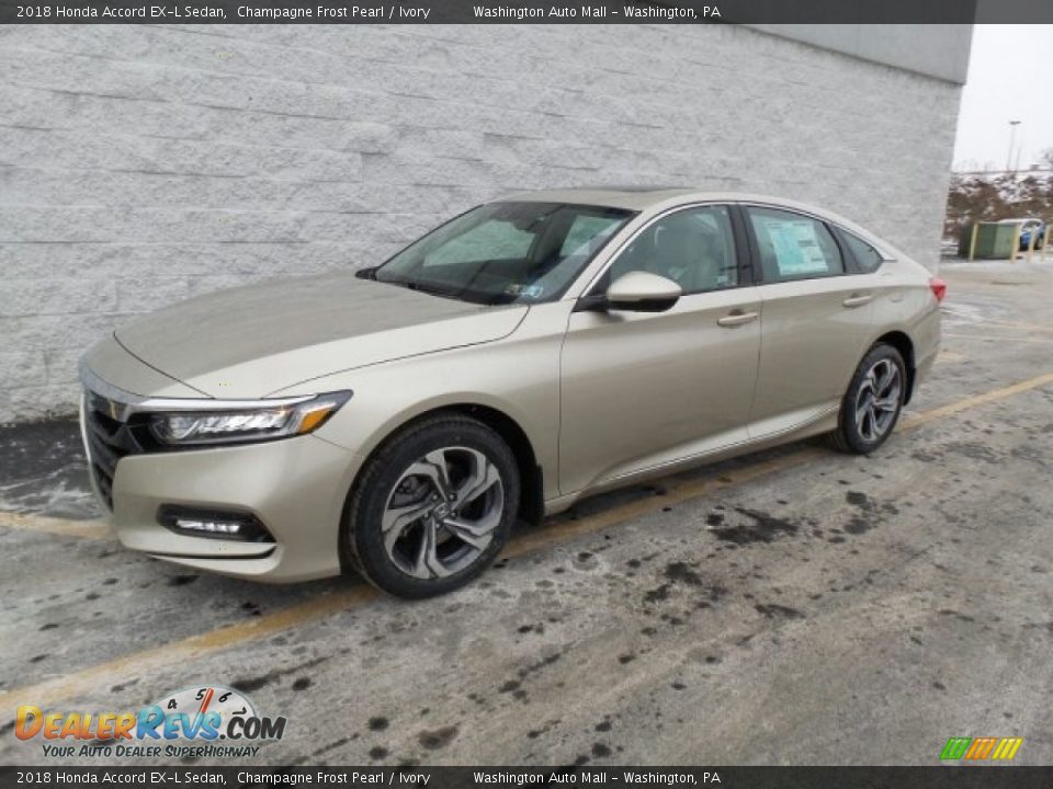 Champagne Frost Pearl 2018 Honda Accord EX-L Sedan Photo #5