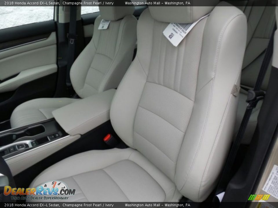 2018 Honda Accord EX-L Sedan Champagne Frost Pearl / Ivory Photo #8