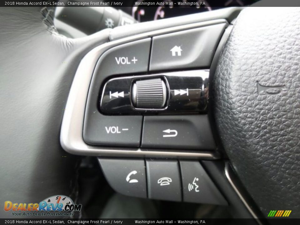 Controls of 2018 Honda Accord EX-L Sedan Photo #15