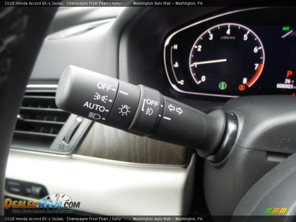 Controls of 2018 Honda Accord EX-L Sedan Photo #16