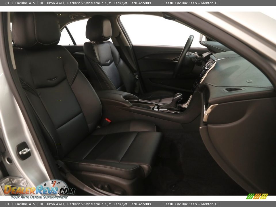 2013 Cadillac ATS 2.0L Turbo AWD Radiant Silver Metallic / Jet Black/Jet Black Accents Photo #12