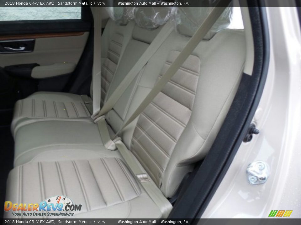Rear Seat of 2018 Honda CR-V EX AWD Photo #10