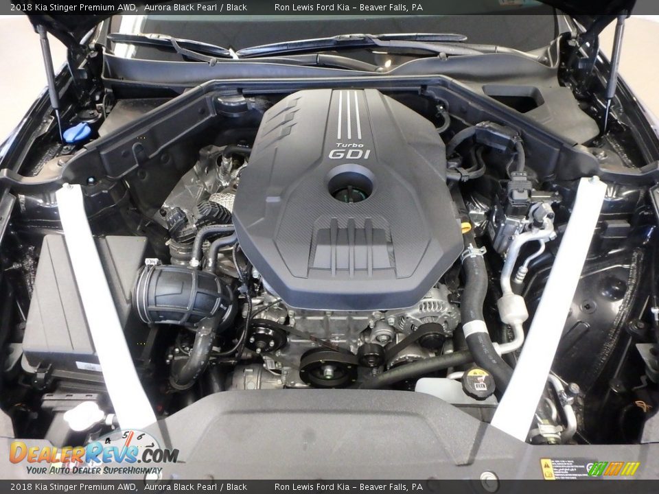 2018 Kia Stinger Premium AWD 2.0 Liter Turbocharged DOHC 16-Valve CVVT 4 Cylinder Engine Photo #9