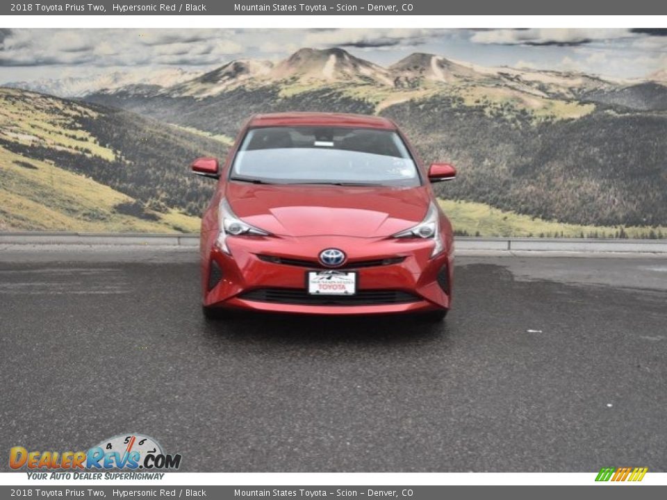 2018 Toyota Prius Two Hypersonic Red / Black Photo #2