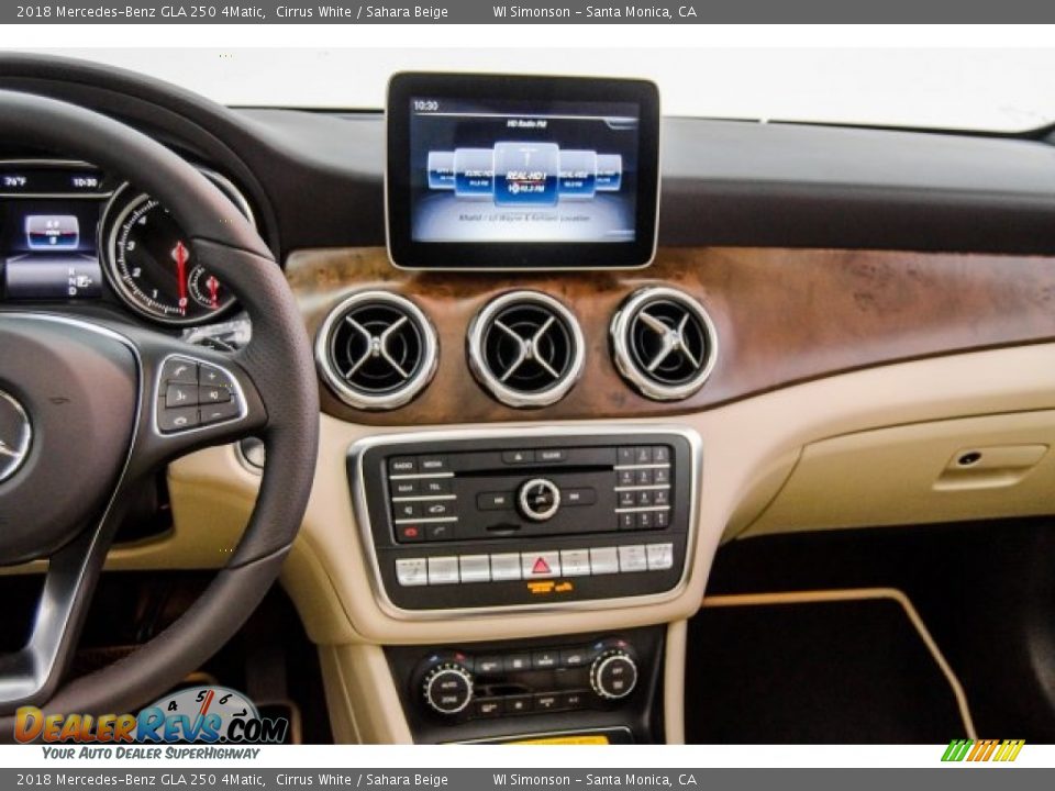 2018 Mercedes-Benz GLA 250 4Matic Cirrus White / Sahara Beige Photo #5