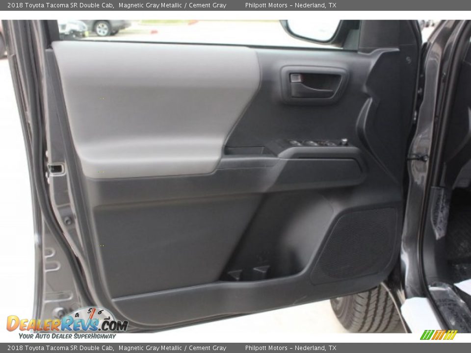 2018 Toyota Tacoma SR Double Cab Magnetic Gray Metallic / Cement Gray Photo #11