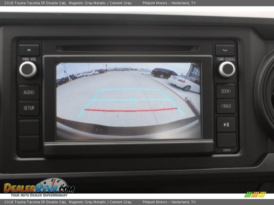 2018 Toyota Tacoma SR Double Cab Magnetic Gray Metallic / Cement Gray Photo #14