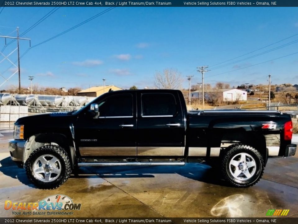 2012 Chevrolet Silverado 2500HD LTZ Crew Cab 4x4 Black / Light Titanium/Dark Titanium Photo #1