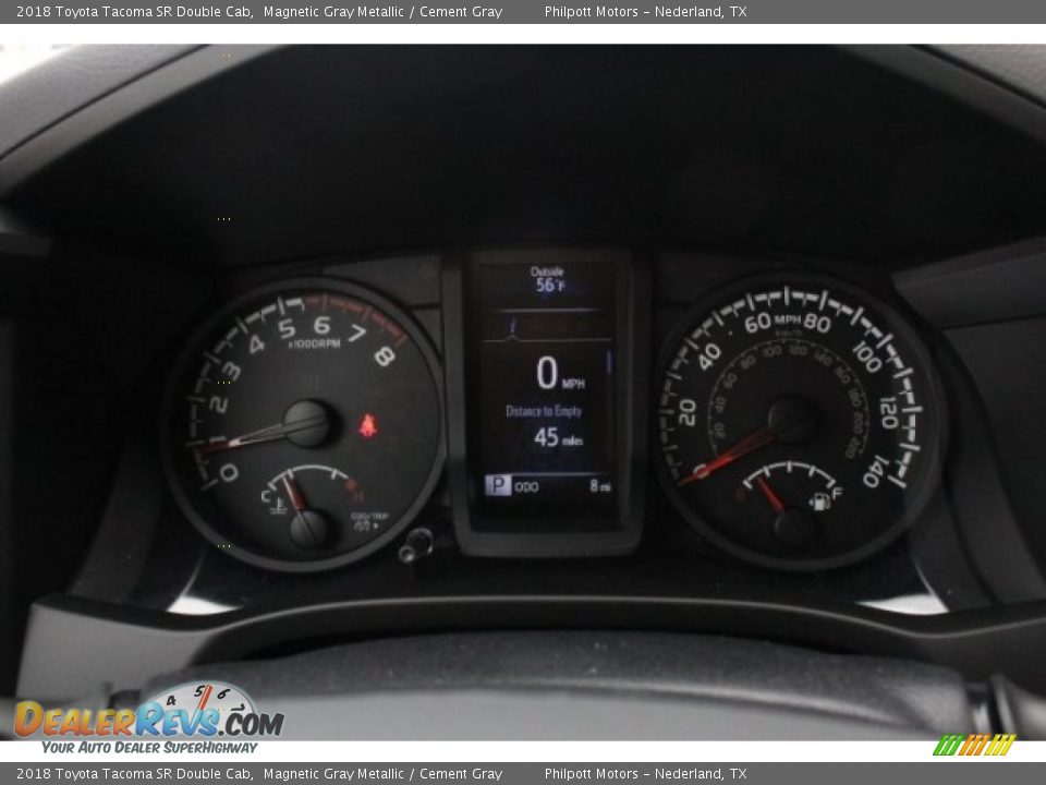 2018 Toyota Tacoma SR Double Cab Gauges Photo #20