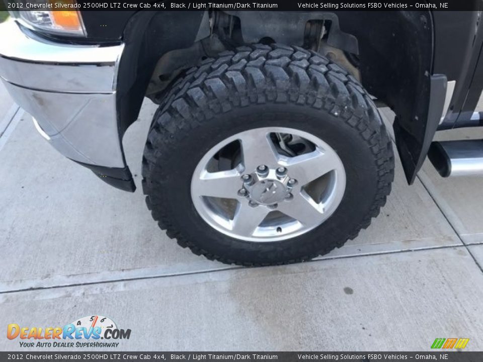 2012 Chevrolet Silverado 2500HD LTZ Crew Cab 4x4 Black / Light Titanium/Dark Titanium Photo #5