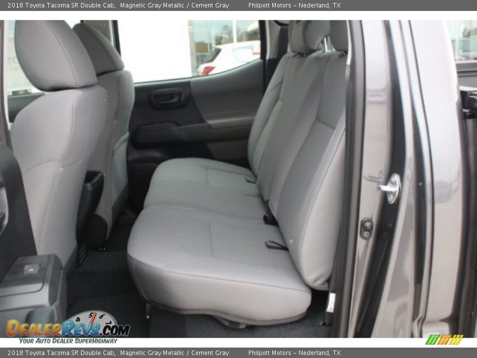 Rear Seat of 2018 Toyota Tacoma SR Double Cab Photo #23