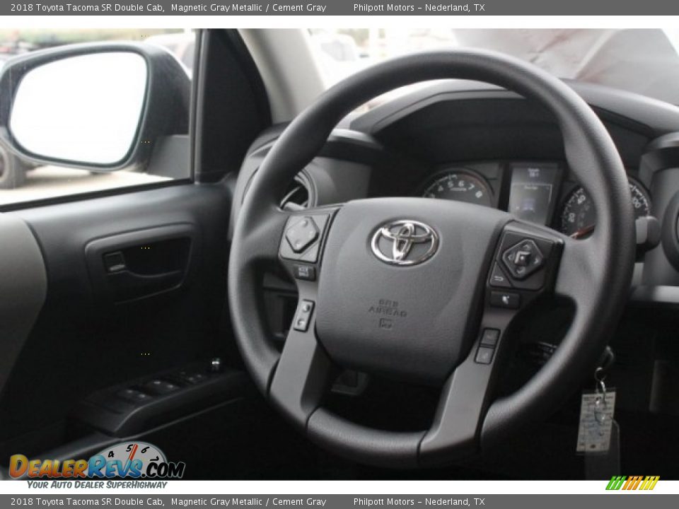 2018 Toyota Tacoma SR Double Cab Steering Wheel Photo #25