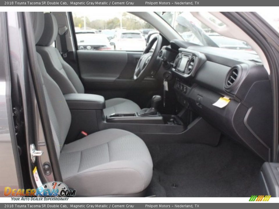 2018 Toyota Tacoma SR Double Cab Magnetic Gray Metallic / Cement Gray Photo #32