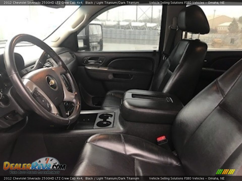 2012 Chevrolet Silverado 2500HD LTZ Crew Cab 4x4 Black / Light Titanium/Dark Titanium Photo #12