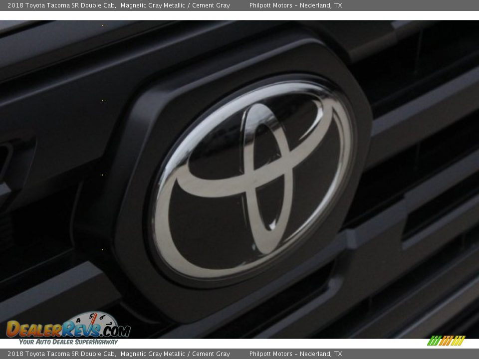 2018 Toyota Tacoma SR Double Cab Magnetic Gray Metallic / Cement Gray Photo #34