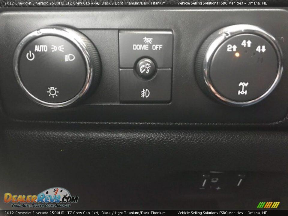 2012 Chevrolet Silverado 2500HD LTZ Crew Cab 4x4 Black / Light Titanium/Dark Titanium Photo #15
