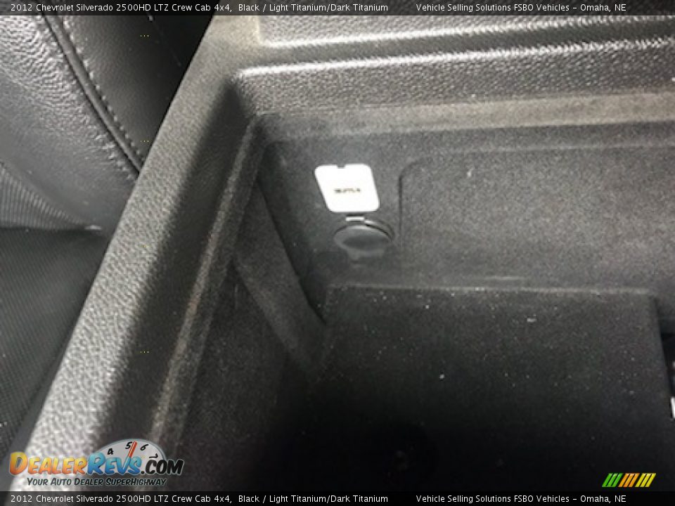 2012 Chevrolet Silverado 2500HD LTZ Crew Cab 4x4 Black / Light Titanium/Dark Titanium Photo #16
