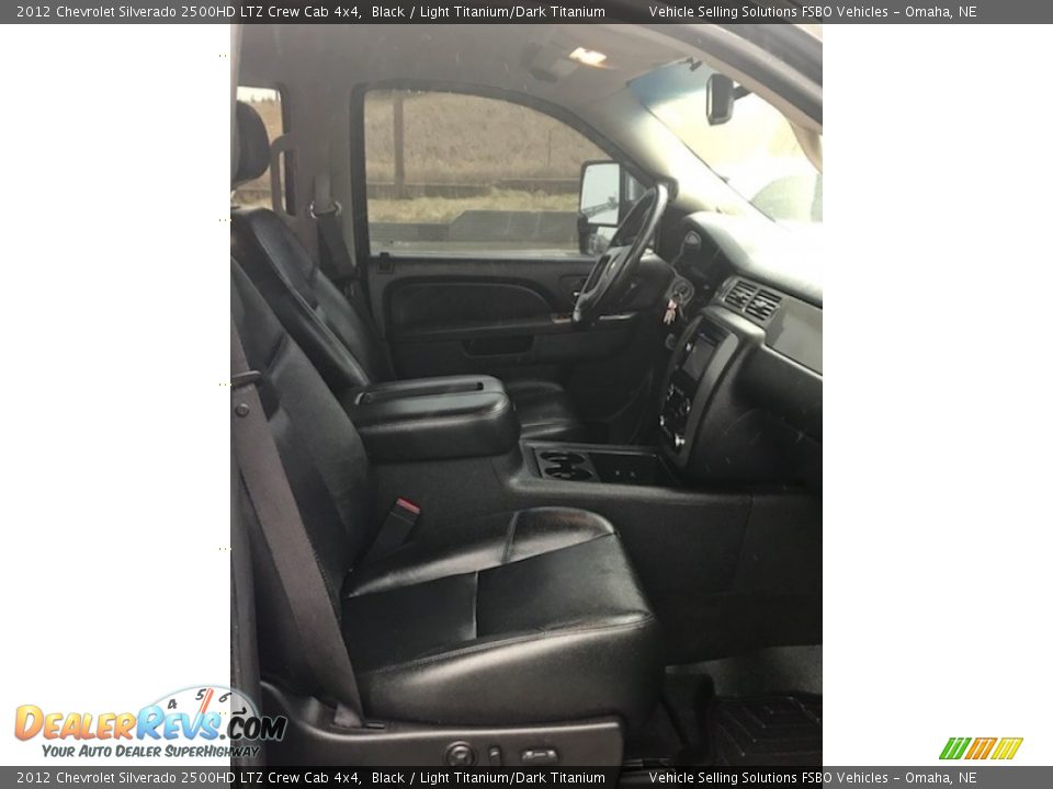 2012 Chevrolet Silverado 2500HD LTZ Crew Cab 4x4 Black / Light Titanium/Dark Titanium Photo #17