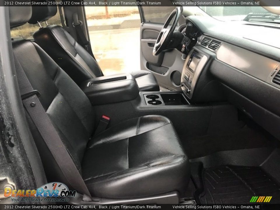 2012 Chevrolet Silverado 2500HD LTZ Crew Cab 4x4 Black / Light Titanium/Dark Titanium Photo #18