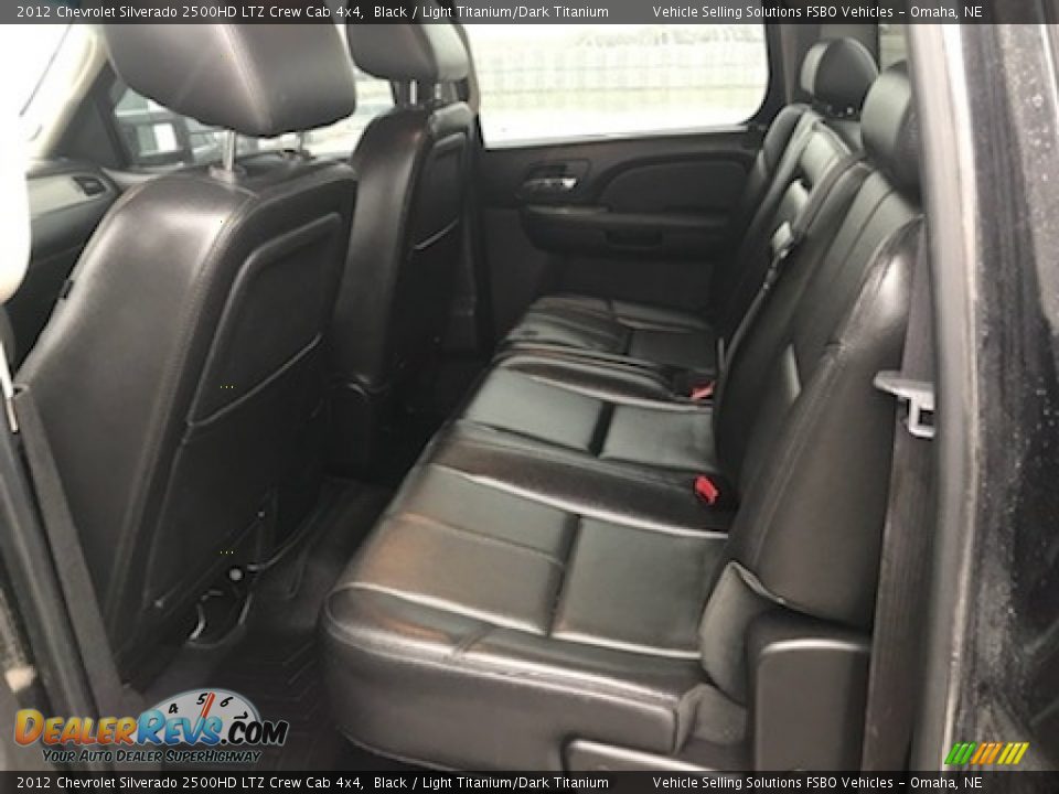 2012 Chevrolet Silverado 2500HD LTZ Crew Cab 4x4 Black / Light Titanium/Dark Titanium Photo #21