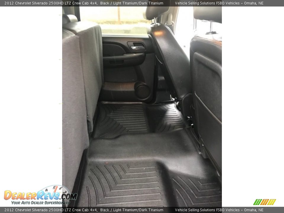 2012 Chevrolet Silverado 2500HD LTZ Crew Cab 4x4 Black / Light Titanium/Dark Titanium Photo #25